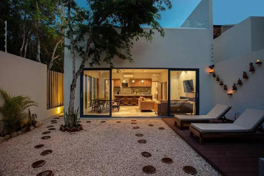 El Paraiso Ikebana Tulum Oasis, Pool And Secured Space 빌라